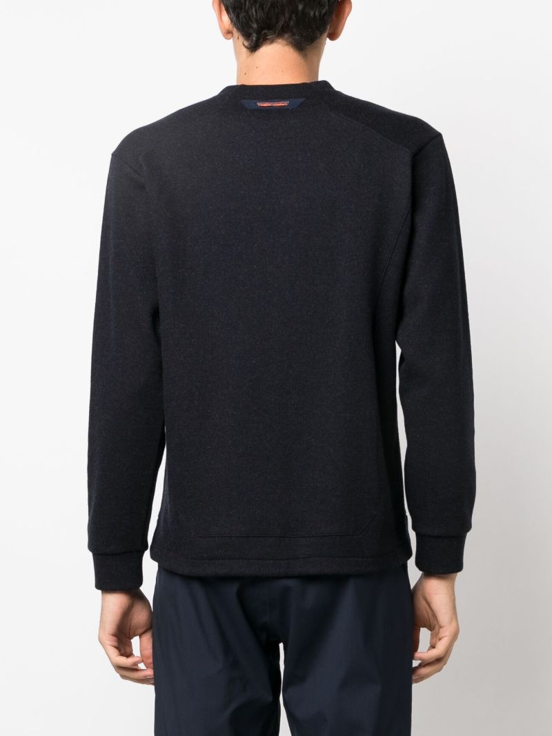 Blue Comfort Zone Cashmere-blend Sweater