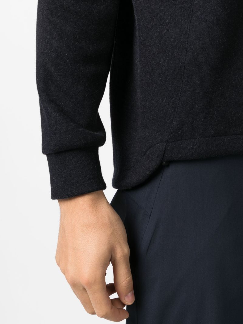 Blue Comfort Zone Cashmere-blend Sweater