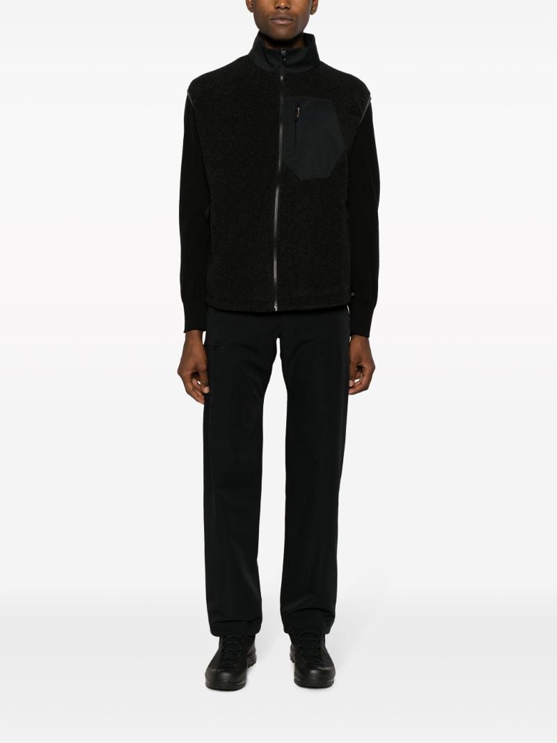 Black Explorer Fleece Gilet