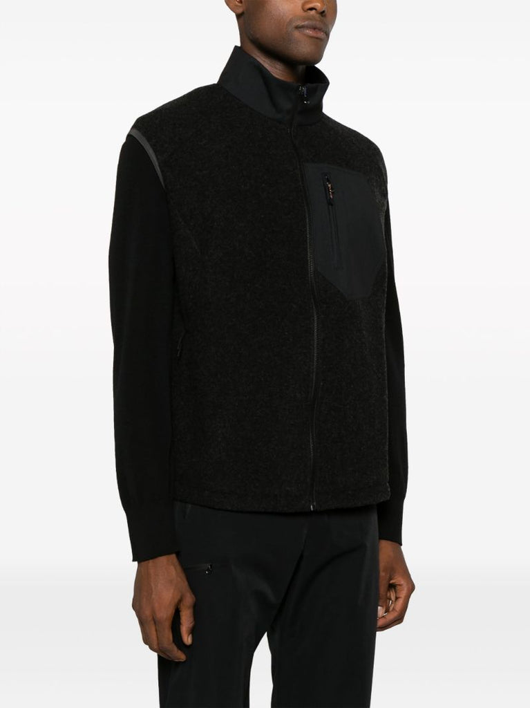 Black Explorer Fleece Gilet