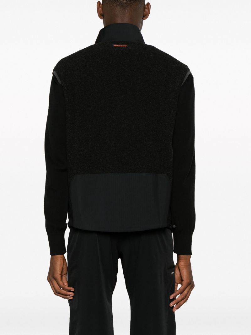 Black Explorer Fleece Gilet