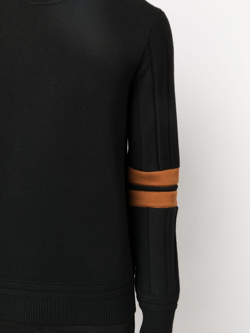 Black Techmerino Wool Sweater