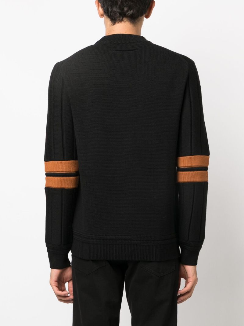 Black Techmerino Wool Sweater