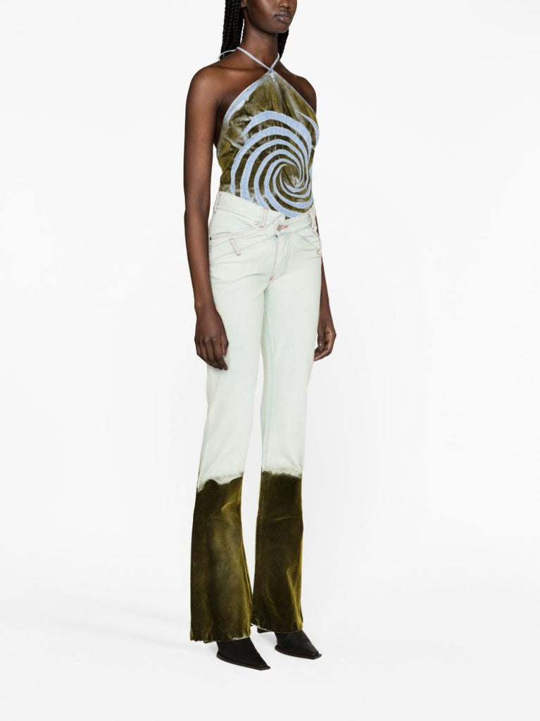 Blue Golden Mud Bootcut Jeans