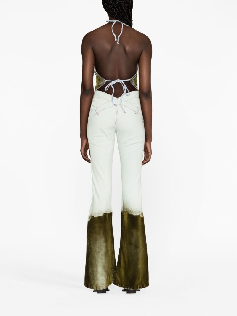 Blue Golden Mud Bootcut Jeans