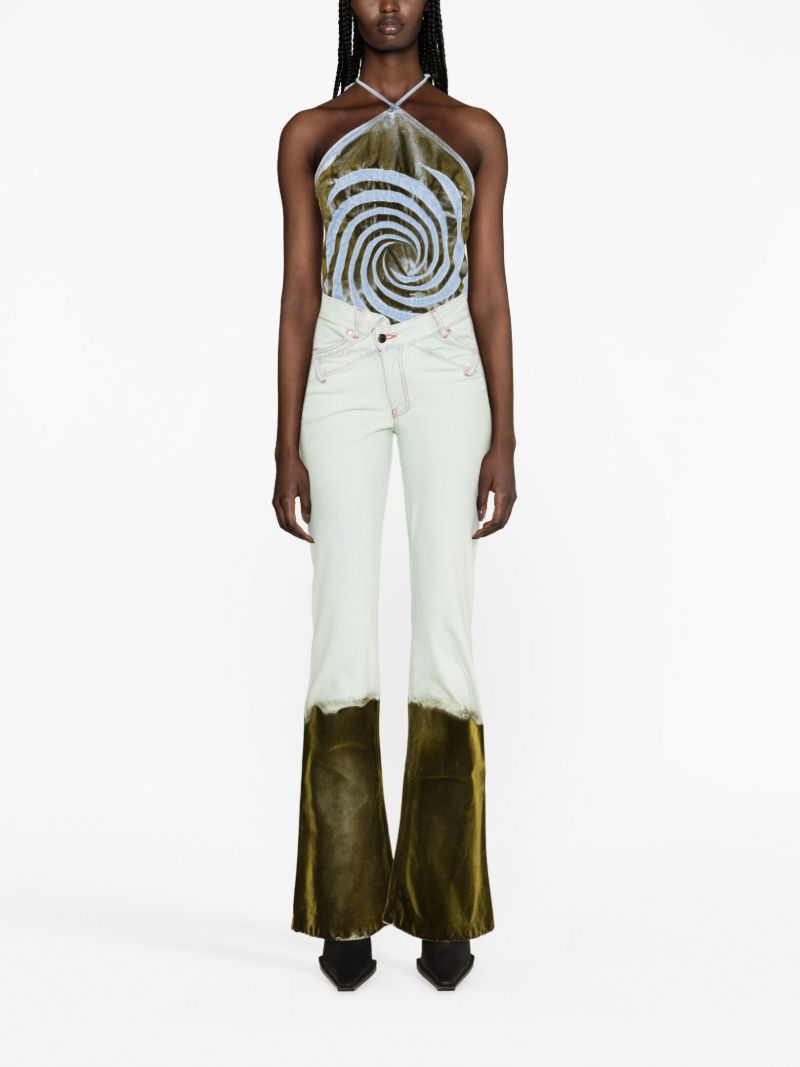 Blue Golden Mud Bootcut Jeans