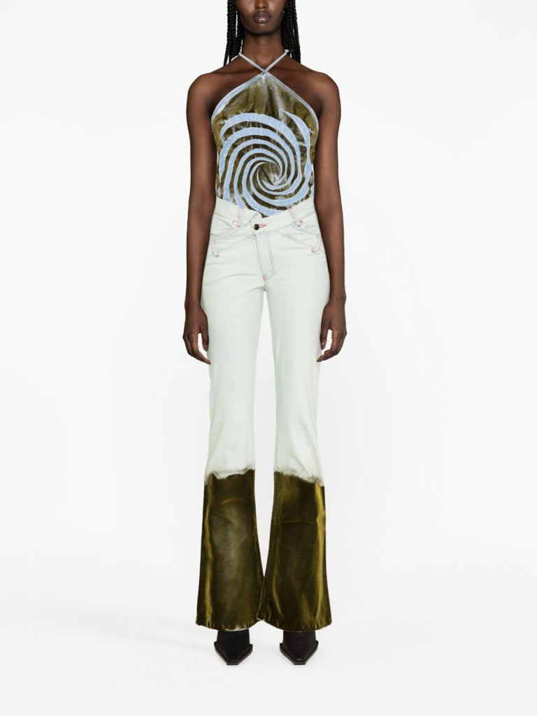 Blue Golden Mud Bootcut Jeans