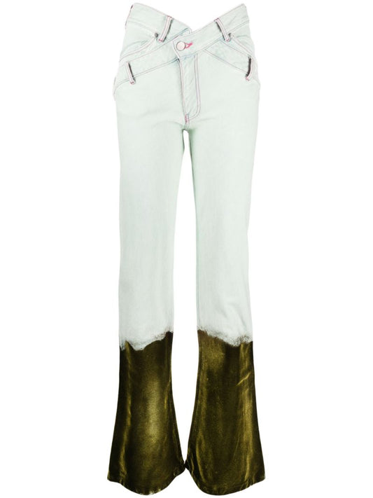 Blue Golden Mud Bootcut Jeans
