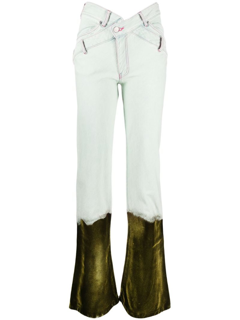 Blue Golden Mud Bootcut Jeans