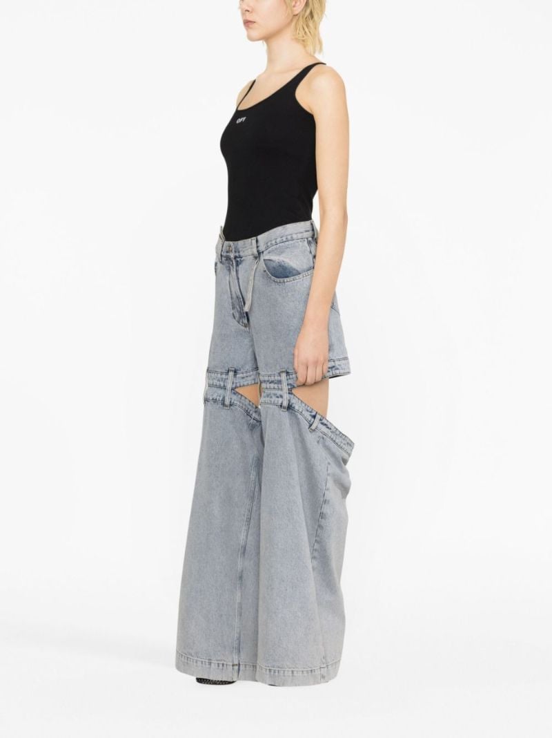 Blue Ashton Deconstructed Jeans