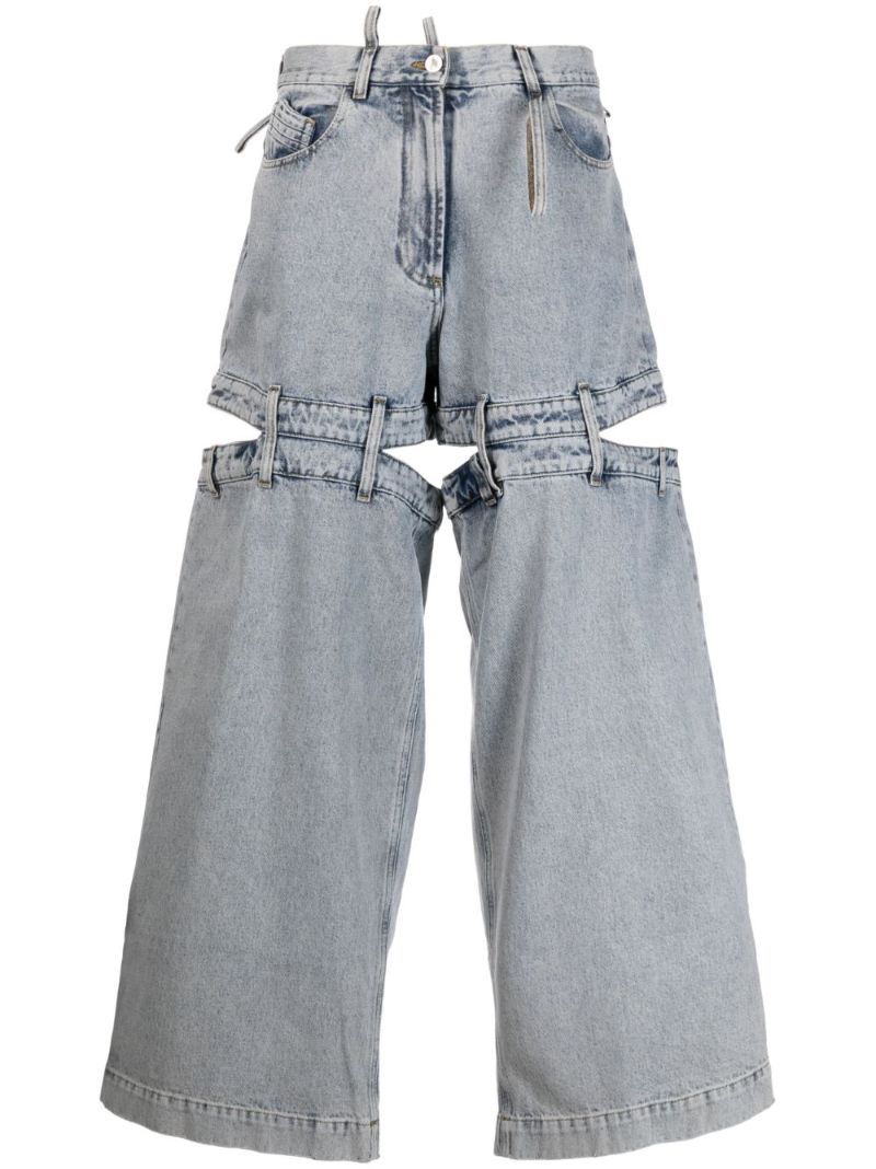 Blue Ashton Deconstructed Jeans