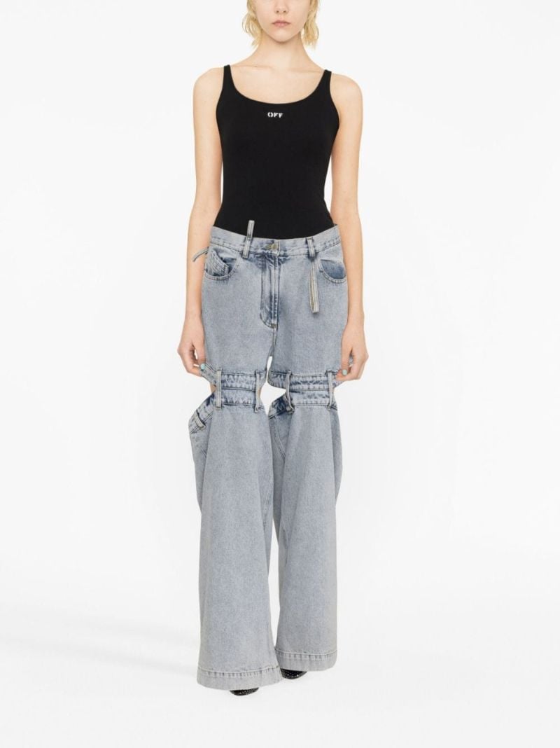 Blue Ashton Deconstructed Jeans