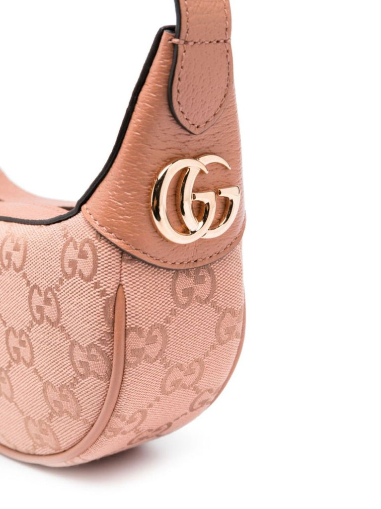 Pink Ophidia Mini Gg Supreme Shoulder Bag
