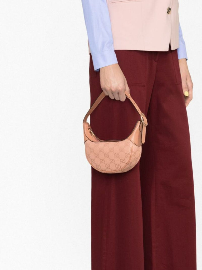 Pink Ophidia Mini Gg Supreme Shoulder Bag