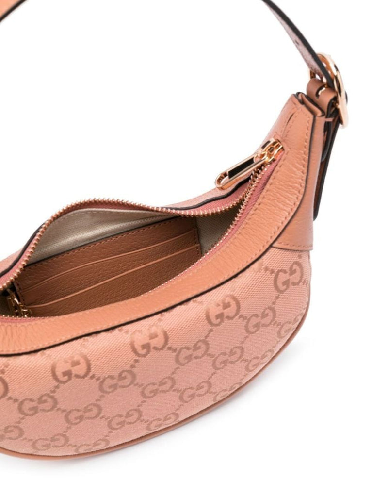 Pink Ophidia Mini Gg Supreme Shoulder Bag