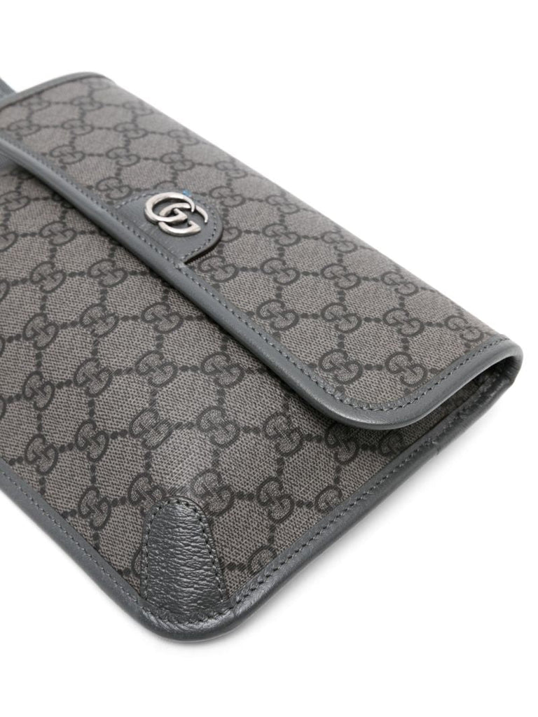 Grey Ophidia Small Gg Belt Bag