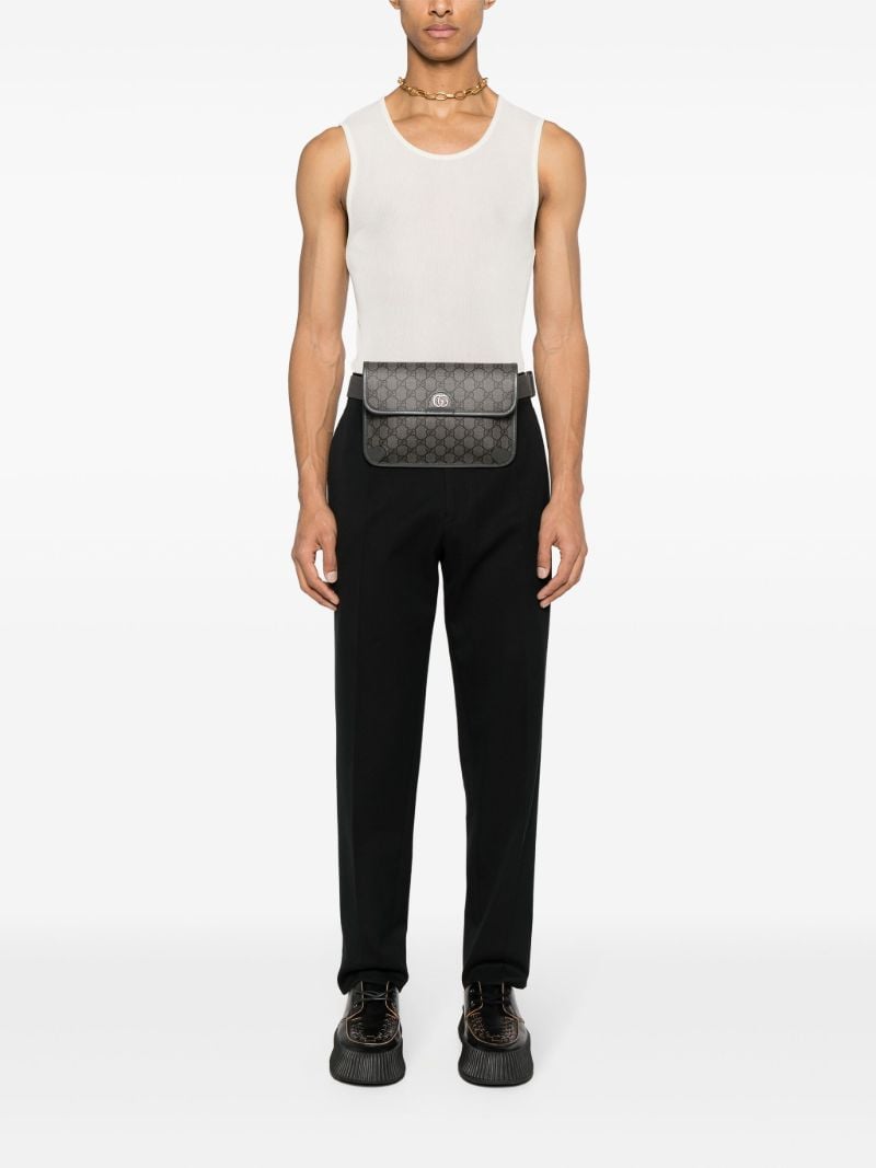 Grey Ophidia Small Gg Belt Bag