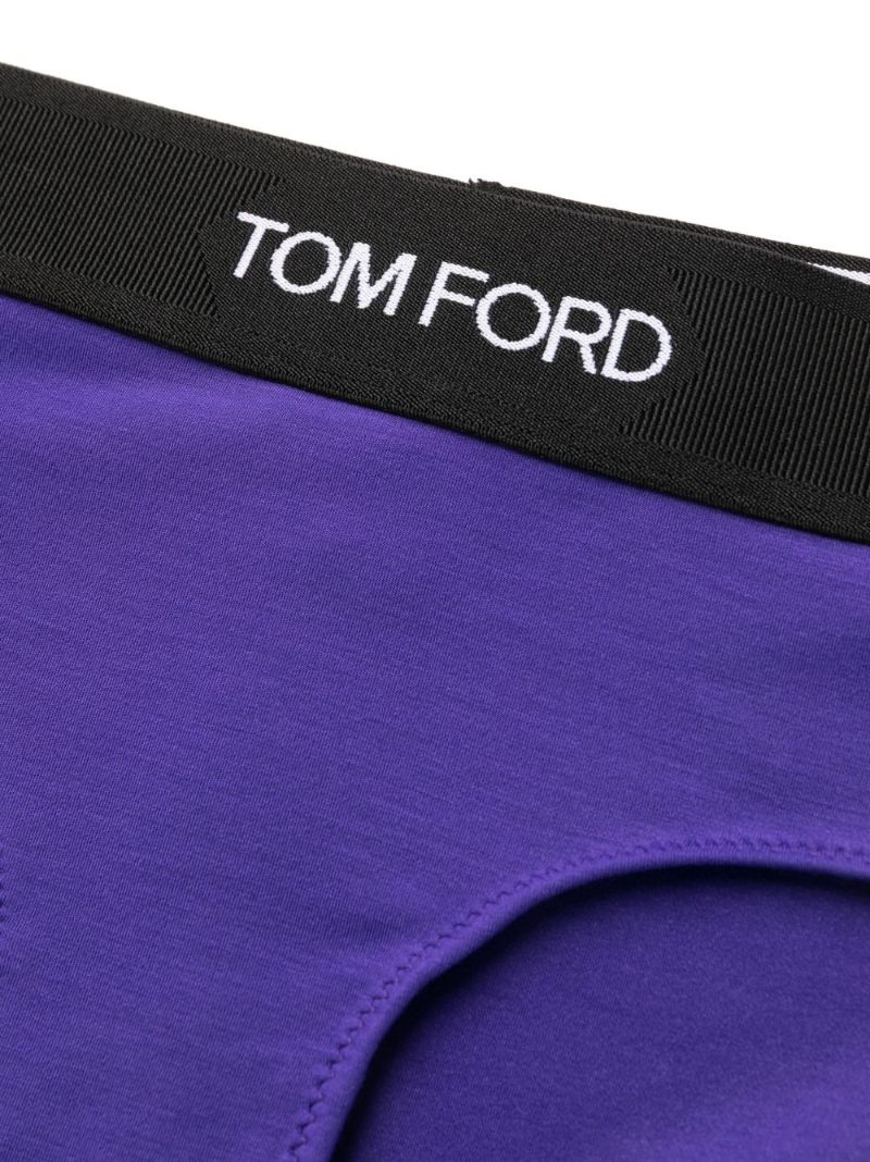 Purple Signature Boy Logo Briefs