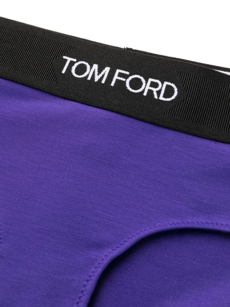 Purple Signature Boy Logo Briefs