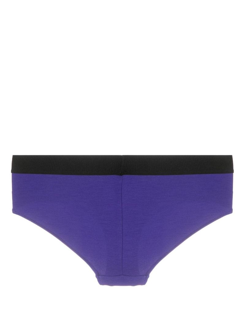 Purple Signature Boy Logo Briefs