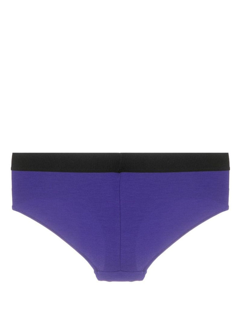 Purple Signature Boy Logo Briefs