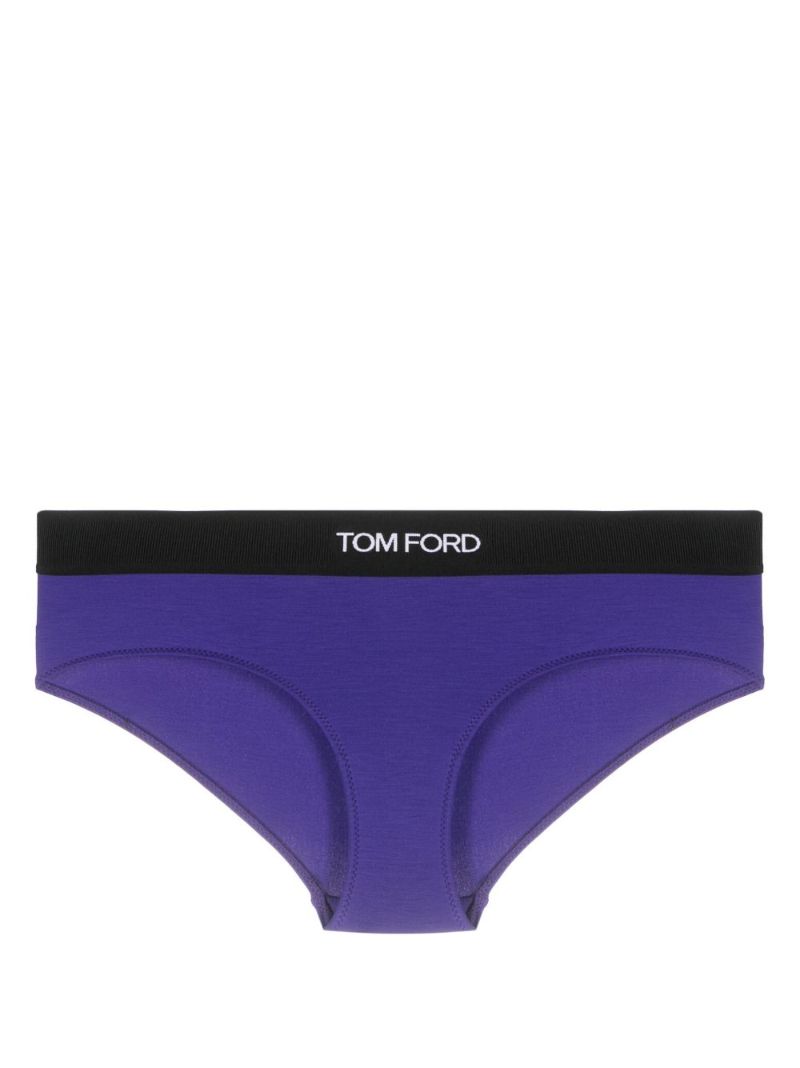 Purple Signature Boy Logo Briefs