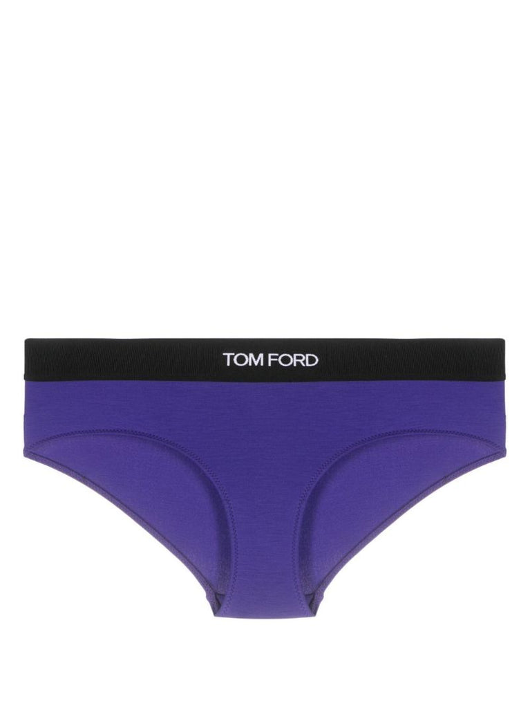 Purple Signature Boy Logo Briefs