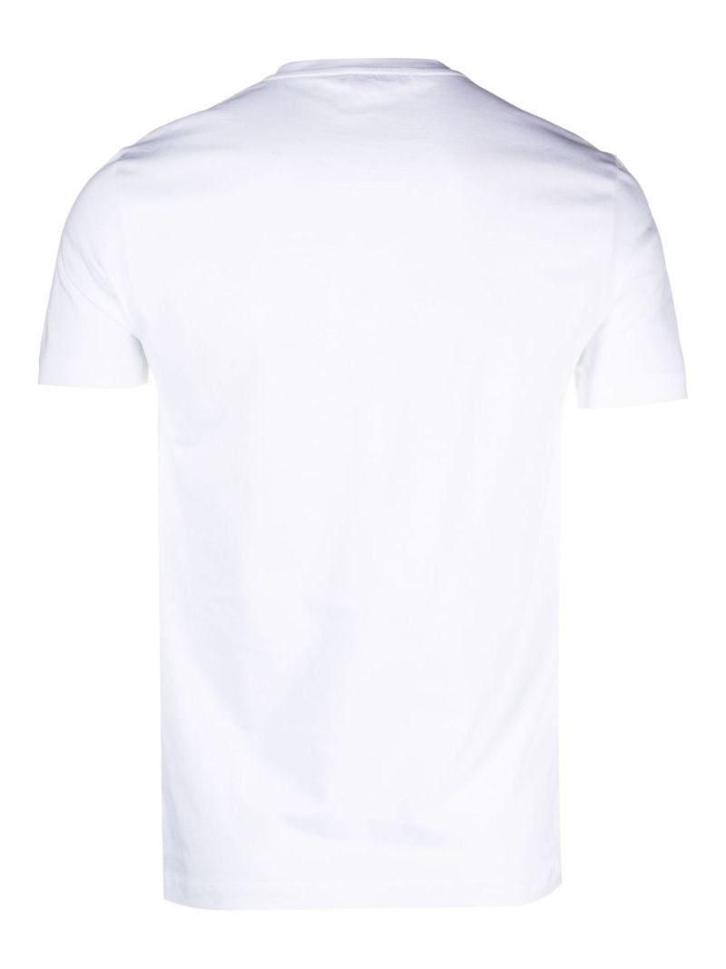 White Medusa-embellished Cotton T-shirt