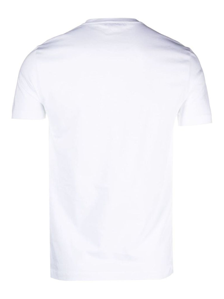 White Medusa-embellished Cotton T-shirt