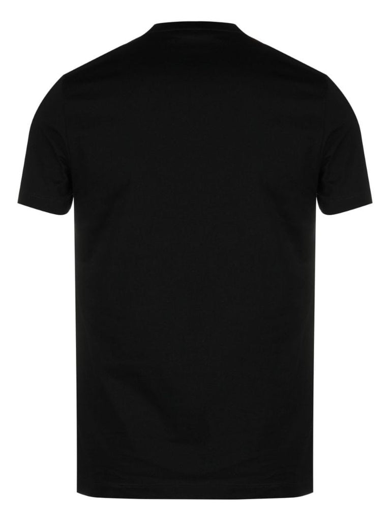 Black Medusa Head Cotton T-shirt