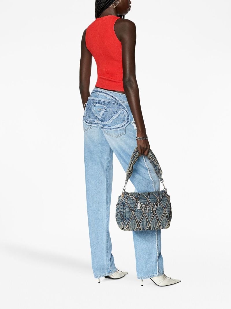 Blue D-ark 0hlac Straight-leg Jeans
