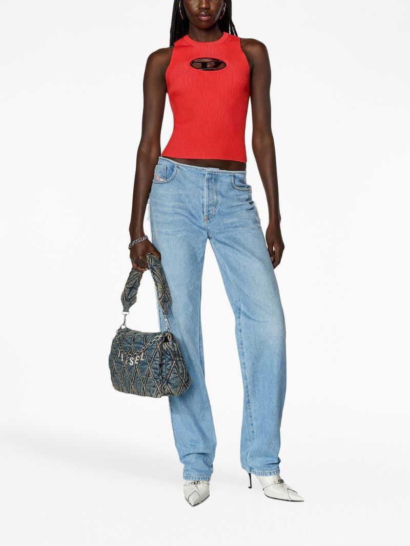 Blue D-ark 0hlac Straight-leg Jeans