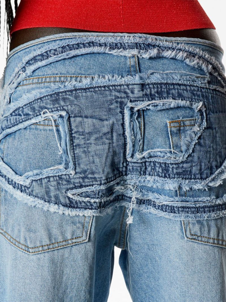 Blue D-ark 0hlac Straight-leg Jeans