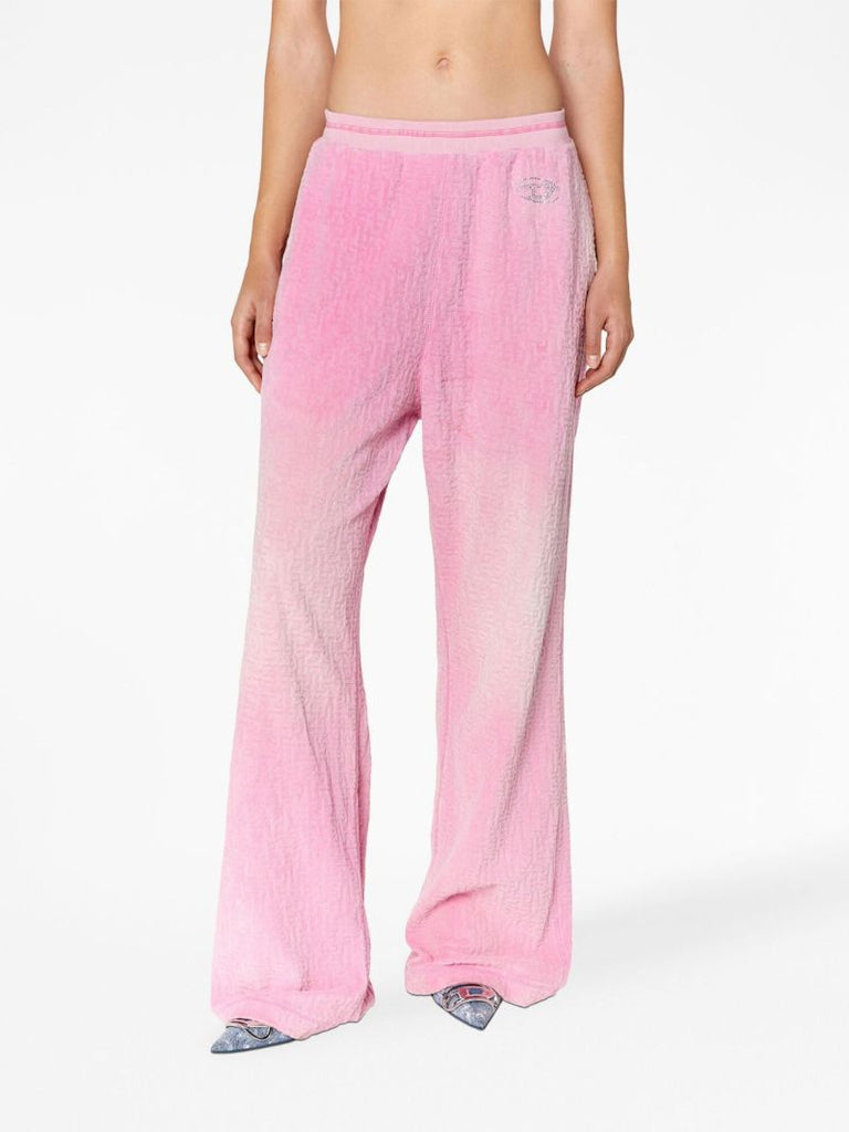 Pink Monogram Chenille Trousers