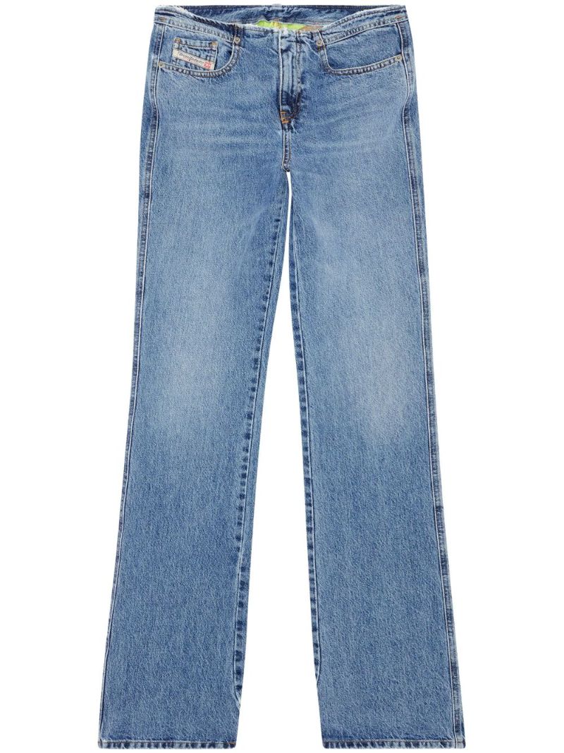 Blue Bootcut Jeans