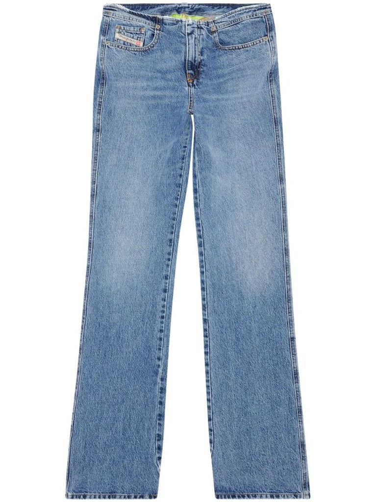 Blue Bootcut Jeans