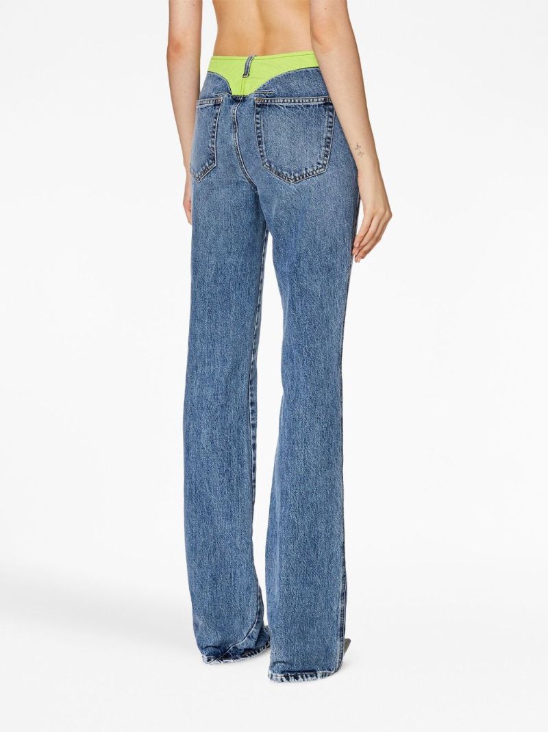 Blue Bootcut Jeans