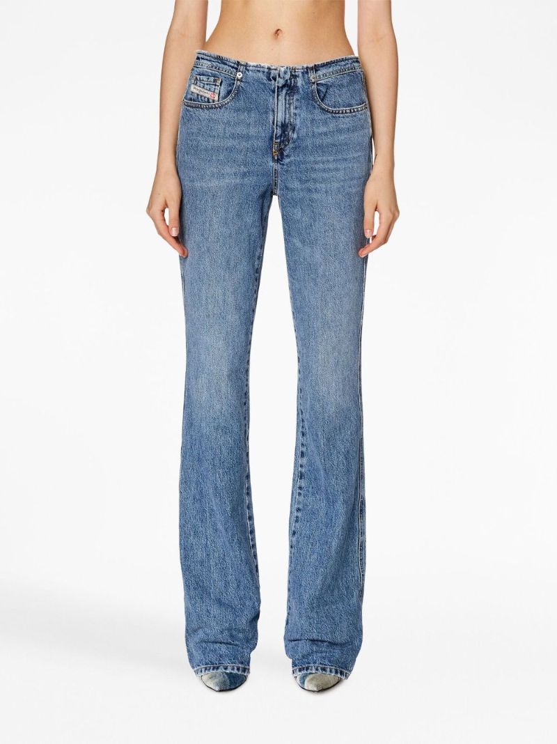 Blue Bootcut Jeans