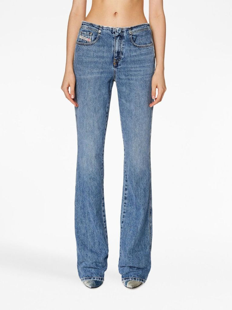 Blue Bootcut Jeans