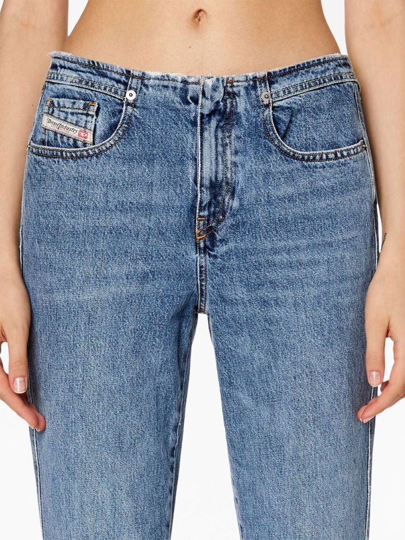 Blue Bootcut Jeans