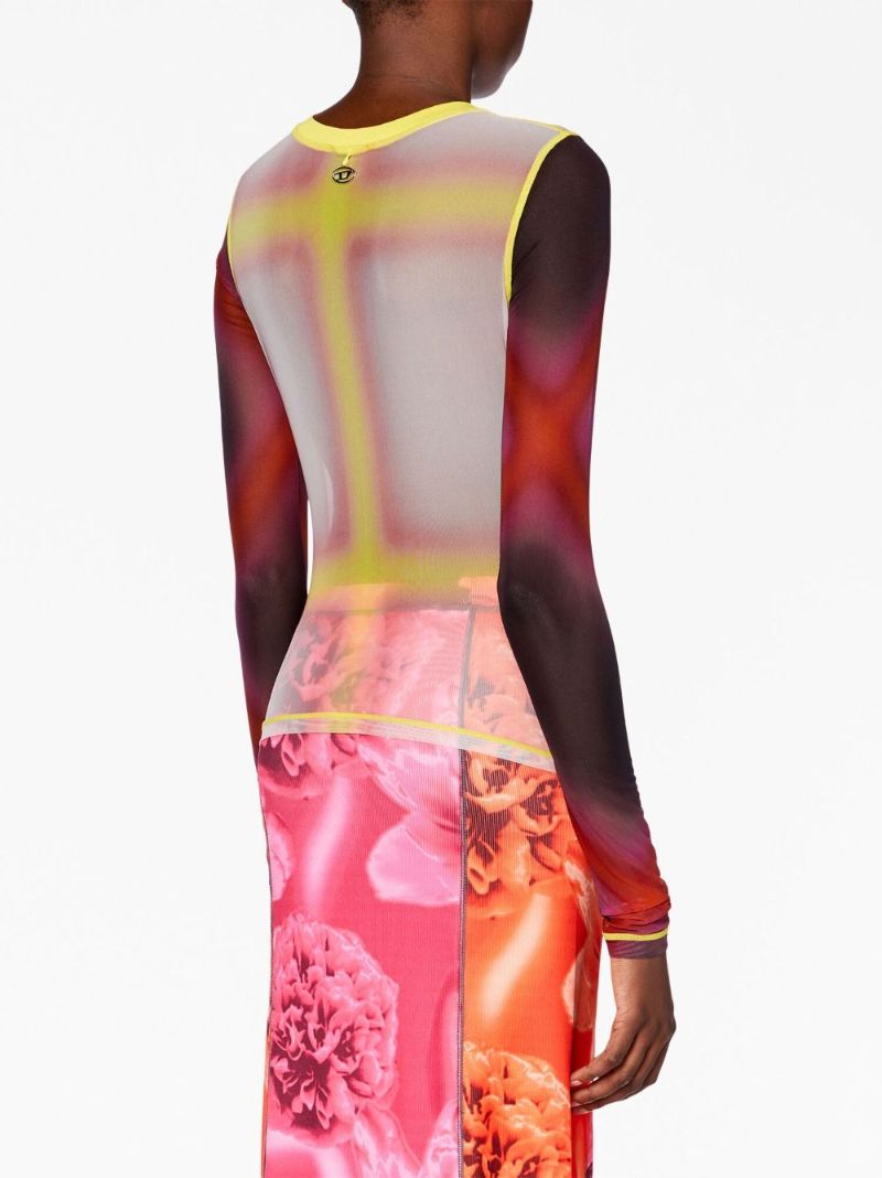Multicolour T-sielito-l1 Floral-print Top