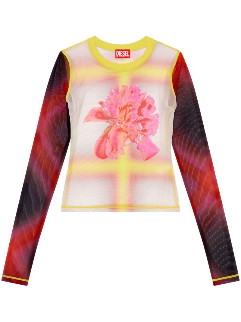 Multicolour T-sielito-l1 Floral-print Top