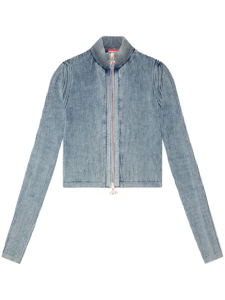 Blue M-anafi Zip-fastening Cotton Top