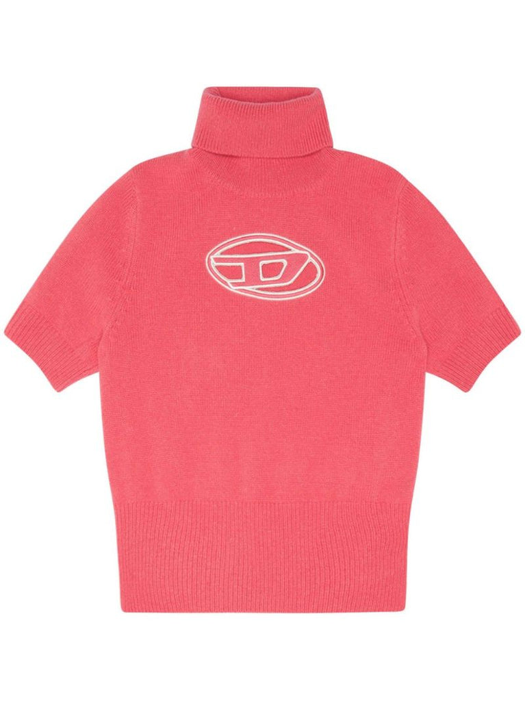 Pink M-argaret Ribbed-knit Sweater