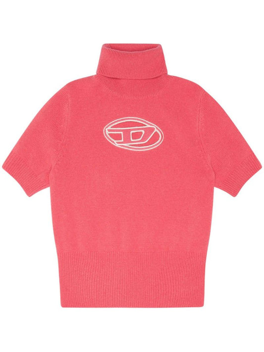 Pink M-argaret Ribbed-knit Sweater