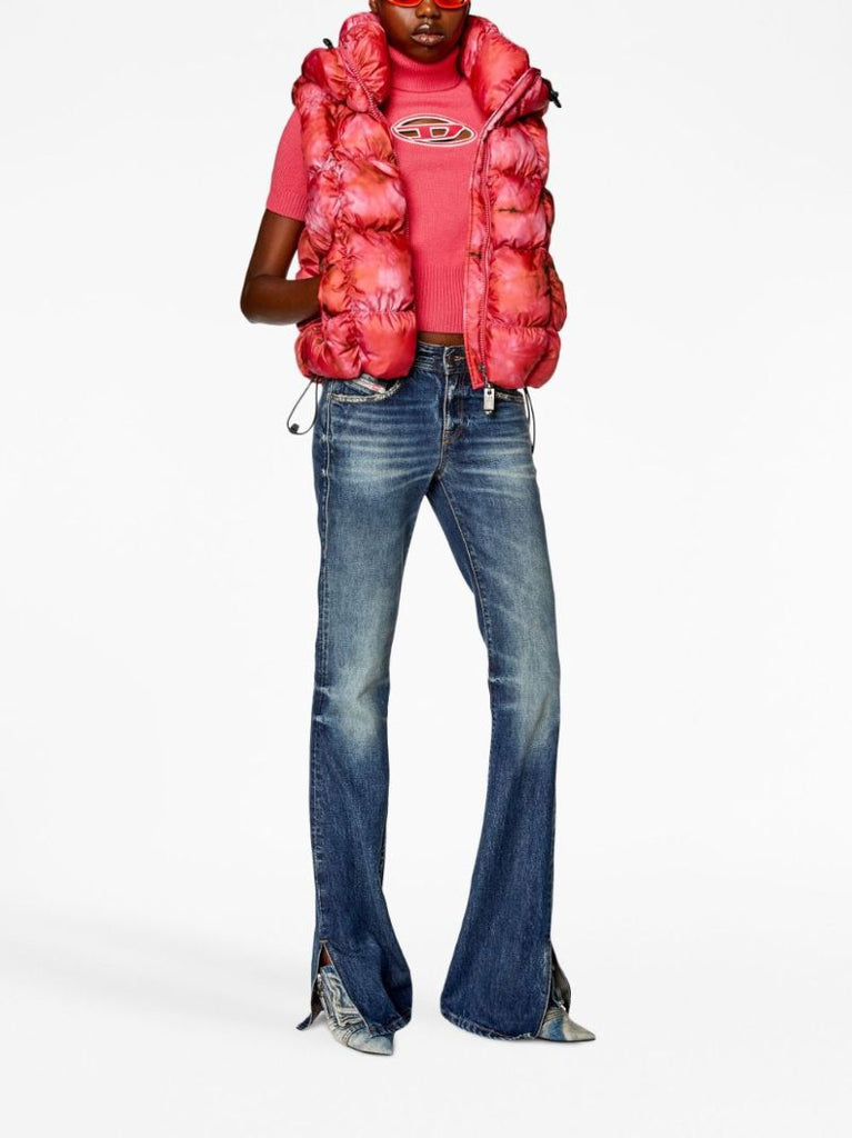 Pink M-argaret Ribbed-knit Sweater