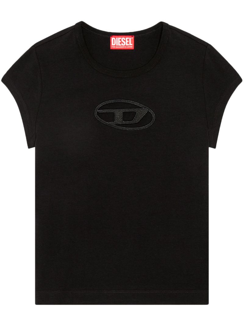 Black T-angie Cut-out T-shirt