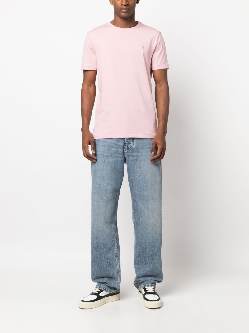 Pink Polo Pony Cotton T-shirt