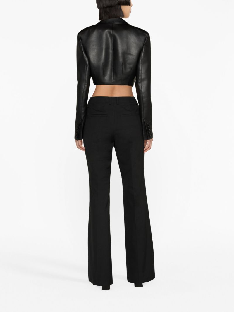 Black Flared Trousers