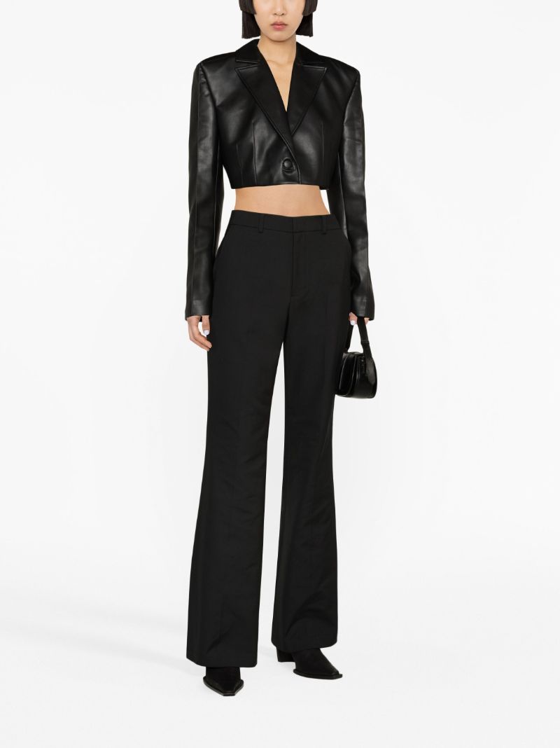 Black Flared Trousers